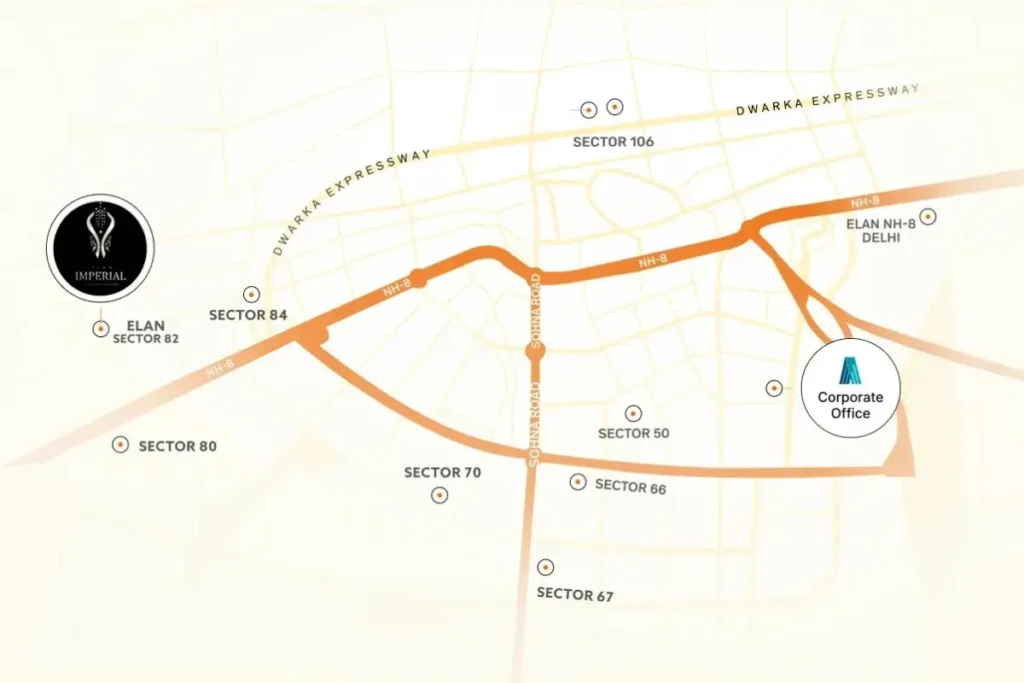Elan Imperial Gurgaon Location